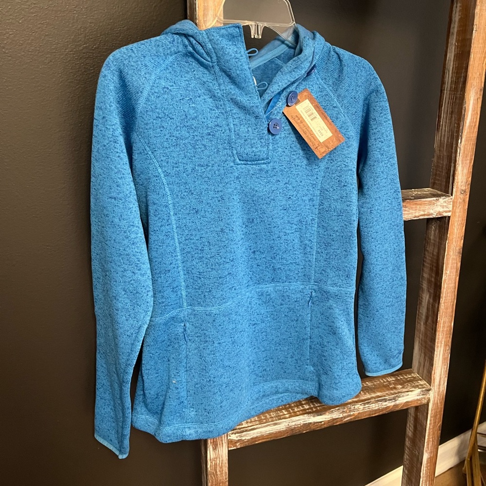 Blue hoodie shirt